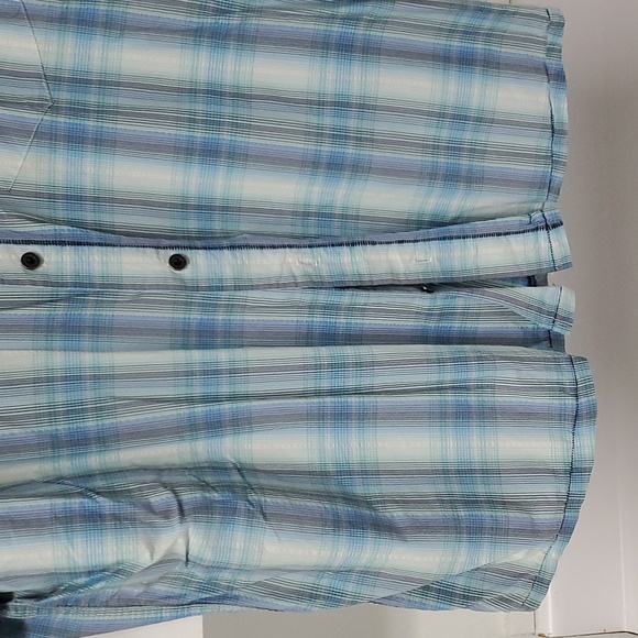 Ascend Mens Large Plaid Casual Outdoor Shirt Fishing - Picture 7 of 12